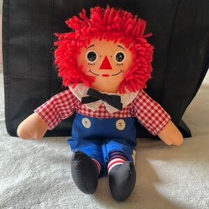 Raggedy Andy Doll by Johnny Gruelle Hasbro 1987-1996 10-12” clean numbered 9816